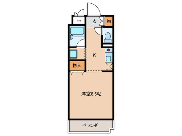 タウンハウス三吉の物件間取画像